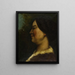 Portret kobiety - Gustave Courbet — oprawiony obraz na ścianie