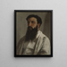 portret Julesa Bordeta - Gustave Courbet — oprawiony obraz na ścianie