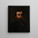 Portret M. Nicolle - Gustave Courbet — oprawiony obraz na ścianie