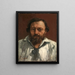 Portret poety Pierre Dupont - Gustave Courbet — oprawiony obraz na ścianie