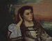 Rêverie, portret Gabrielle Borreau - Gustave Courbet — widok dzieła