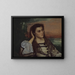 Rêverie, portret Gabrielle Borreau - Gustave Courbet — oprawiony obraz na ścianie