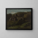 Rochers d'Ornans - Gustave Courbet — oprawiony obraz na ścianie