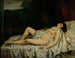Nu endormi - Gustave Courbet — widok dzieła