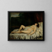 Nu endormi - Gustave Courbet — oprawiony obraz na ścianie