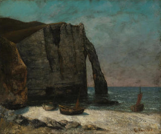La falaise à Étretat - Gustave Courbet — widok dzieła