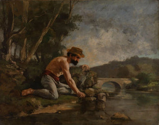 Rybak - Gustave Courbet — widok dzieła