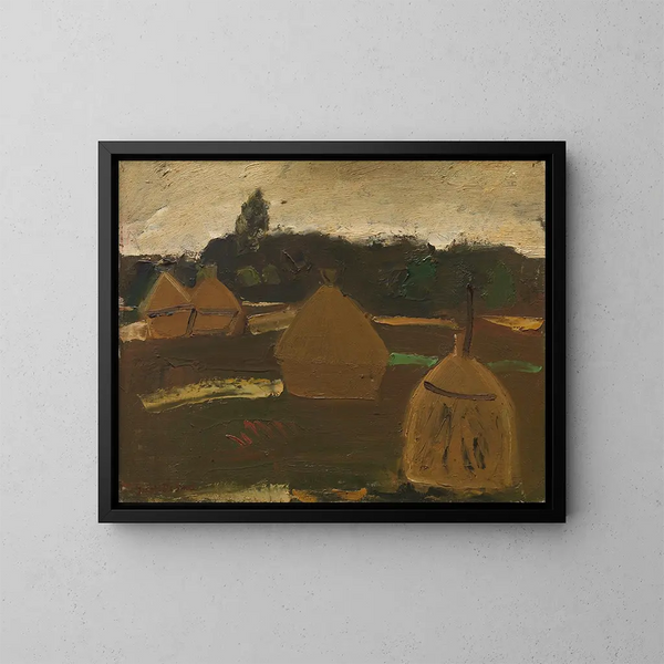 Młyny - Gustave De Smet — oprawiony obraz na ścianie