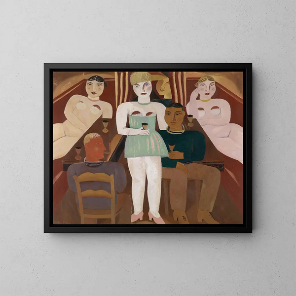 La bonne maison - Gustave De Smet — oprawiony obraz na ścianie
