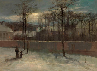 Wieczorna - Gustave Den Duyts — widok dzieła
