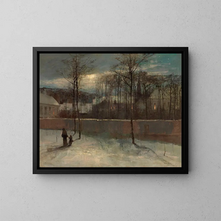 Wieczorna - Gustave Den Duyts — oprawiony obraz na ścianie
