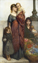 Sprzedawczynie kwiatów w Londynie - Gustave Doré — widok dzieła