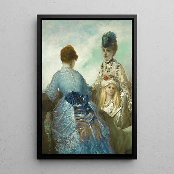 La promenade - Gustave Doré — oprawiony obraz na ścianie