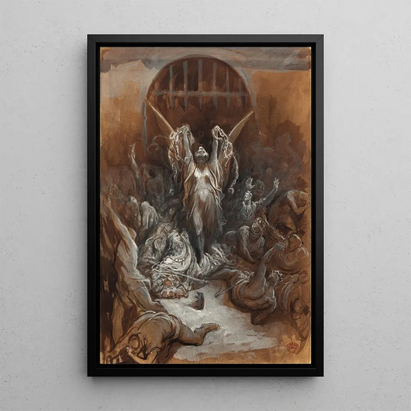Wolność - Gustave Doré — oprawiony obraz na ścianie