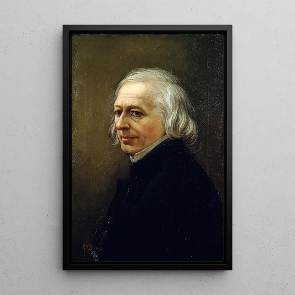 Portret Charlesa Philipona 1800-1862 rysownika i dziennikarza - Gustave Doré — oprawiony obraz na ścianie