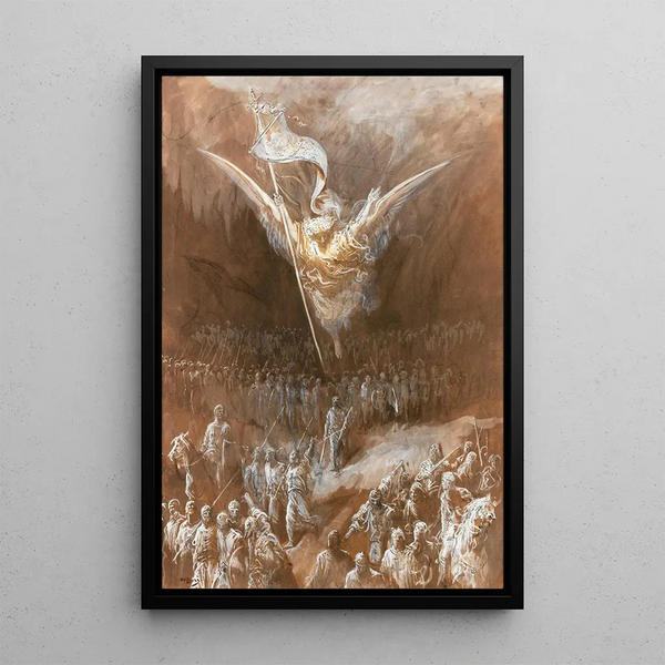 Droga do Jerozolimy - Gustave Doré — oprawiony obraz na ścianie