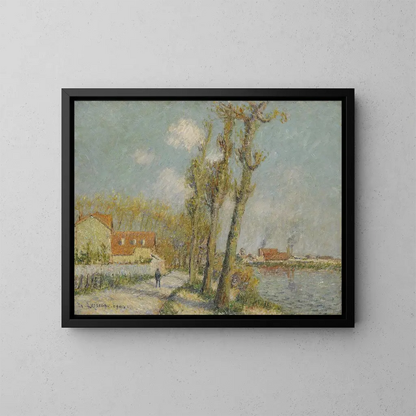 L'Oise à Pontoise - Gustave Loiseau — oprawiony obraz na ścianie