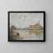 L'Usine au bord de la rivière - Gustave Loiseau — oprawiony obraz na ścianie