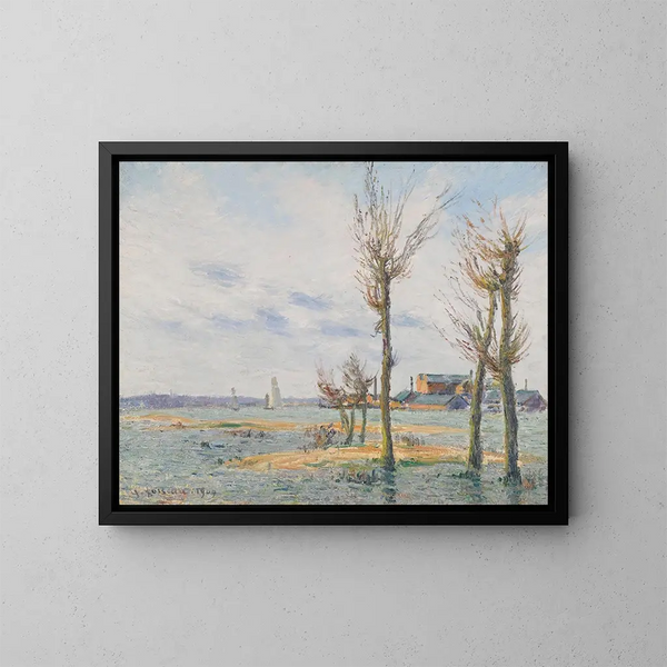 La Loire à Trentemoult - Gustave Loiseau — oprawiony obraz na ścianie