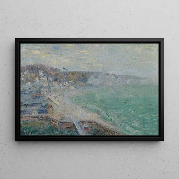 La Plage de Fécamp - Gustave Loiseau — oprawiony obraz na ścianie