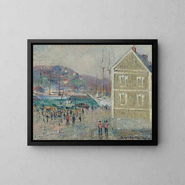 Le Bassin Berrigny à Fécamp - Gustave Loiseau — oprawiony obraz na ścianie