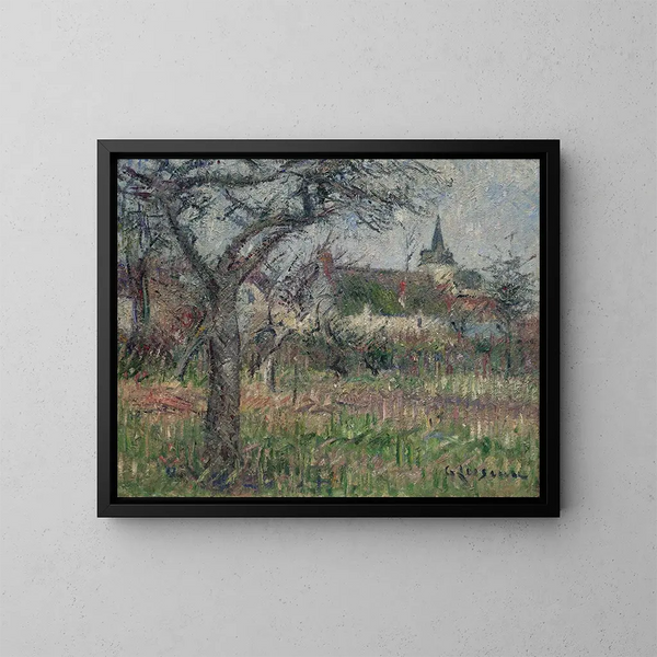 Le Clos de Monsieur Janson à Vaudreuil, Eure - Gustave Loiseau — oprawiony obraz na ścianie