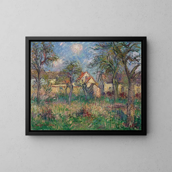 Le Jardin - Gustave Loiseau — oprawiony obraz na ścianie