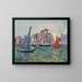 Les Martigues - Gustave Loiseau — oprawiony obraz na ścianie
