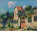 Maison La Grille Rose, okolice Pontoise - Gustave Loiseau — widok dzieła