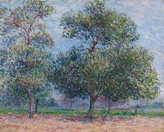 Wiosna, kwitnące jabłonie - Gustave Loiseau — widok dzieła