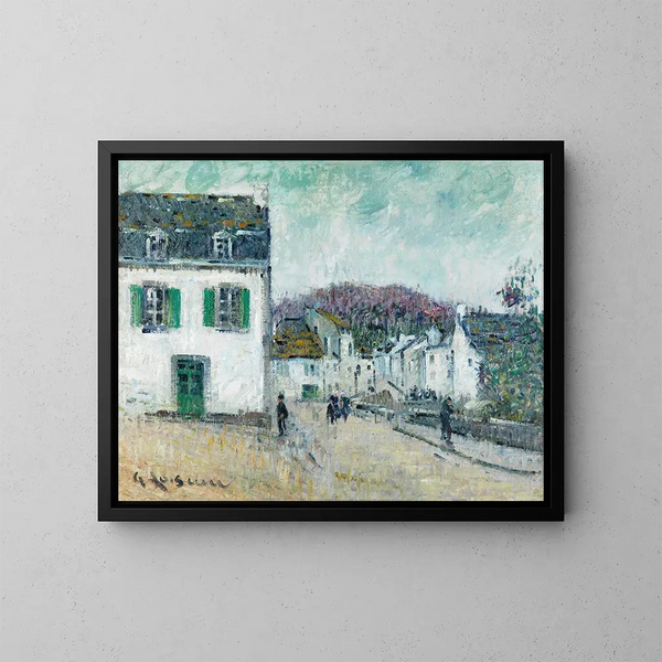 Rue de Pont-Aven - Gustave Loiseau — oprawiony obraz na ścianie