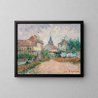 Widok na Saint-Cyr-du-Vaudreuil, Eure - Gustave Loiseau — oprawiony obraz na ścianie