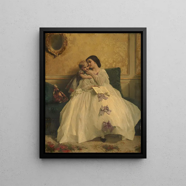 Gustave Lonard de Jonghe - Mother and child.webp