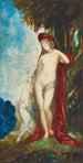 Kobieta i jednorożec - Gustave Moreau — widok dzieła