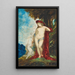 Kobieta i jednorożec - Gustave Moreau — oprawiony obraz na ścianie