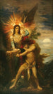 Jacob i anioł - Gustave Moreau — widok dzieła