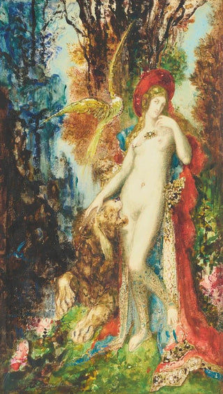 Gustave Moreau - Le lion amoureux The Lion in Love.webp