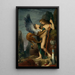 Edyp i Sfinks - Gustave Moreau — oprawiony obraz na ścianie