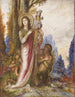Poeta i satyry - Gustave Moreau — widok dzieła