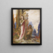 Poeta i satyry - Gustave Moreau — oprawiony obraz na ścianie
