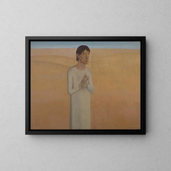 Chrystus na pustyni - Gustave Van de Woestijne — oprawiony obraz na ścianie