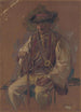Portret mężczyzny stojącego w stroju ludowym - Gustav Mahler — widok dzieła