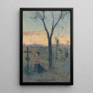 Gustv Mall - Silent Prayer over a Grave.webp