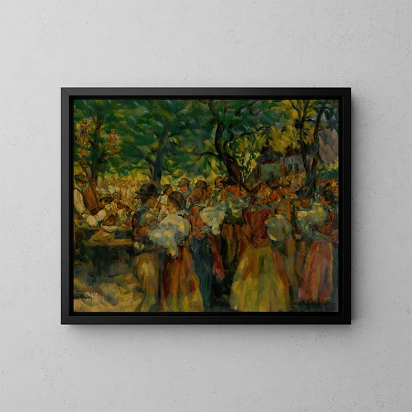 Fête słowacka - Gustav Mahler — oprawiony obraz na ścianie