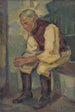 Studium starszego mężczyzny siedzącego - Gustav Mahler — widok dzieła