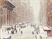 Burza śnieżna na alei - Guy Carleton Wiggins — widok dzieła
