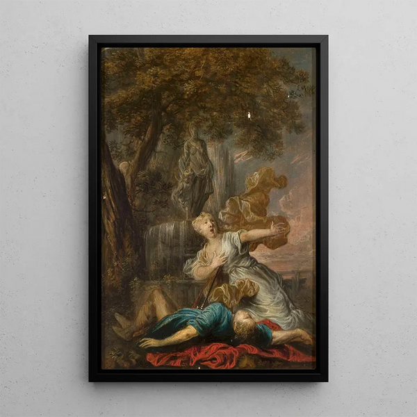 Pyrame i Thisbe - Gysbrecht Thys — oprawiony obraz na ścianie