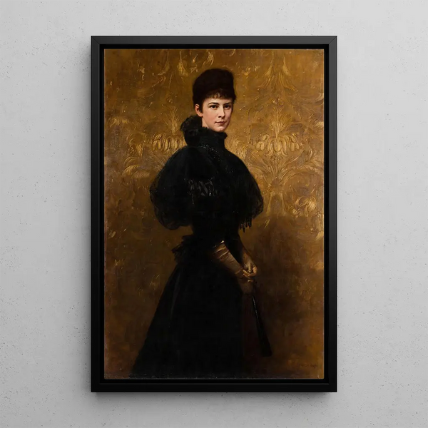 Portret cesarzowej Elżbiety - Gyula Benczúr — oprawiony obraz na ścianie