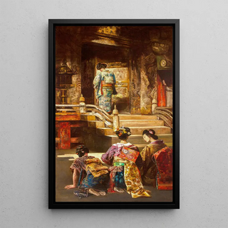 Gyula Tornai - A Japanese princess going to church.webp