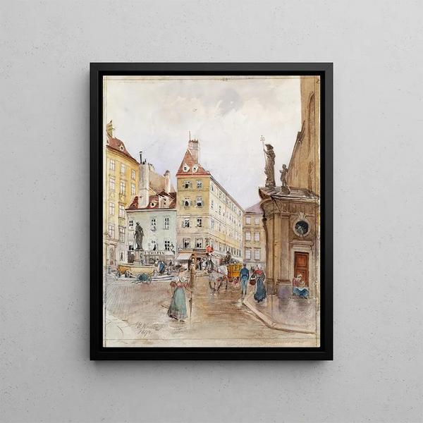 H Winter - Der Franziskanerplatz in Wien.webp